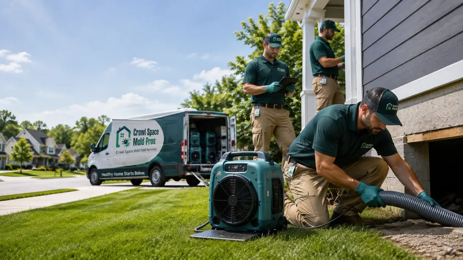 Crawl Space Mold Removal in Morris, IL